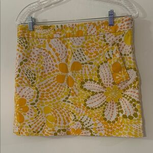 J. Crew Stretch Floral Mini Skirt